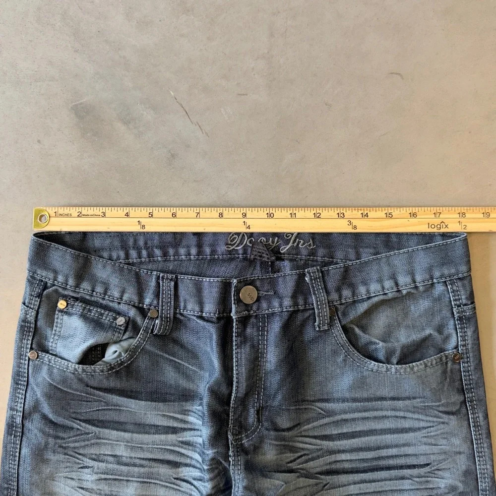 Decypher Mens Gray Straight Leg Denim Jeans Size 36x32 C7219